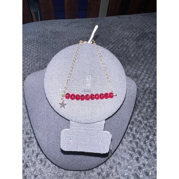 Crystal Bracelet Fashion All-match Trendy Star Bracelet Red Crystals - Picture 2 of 5